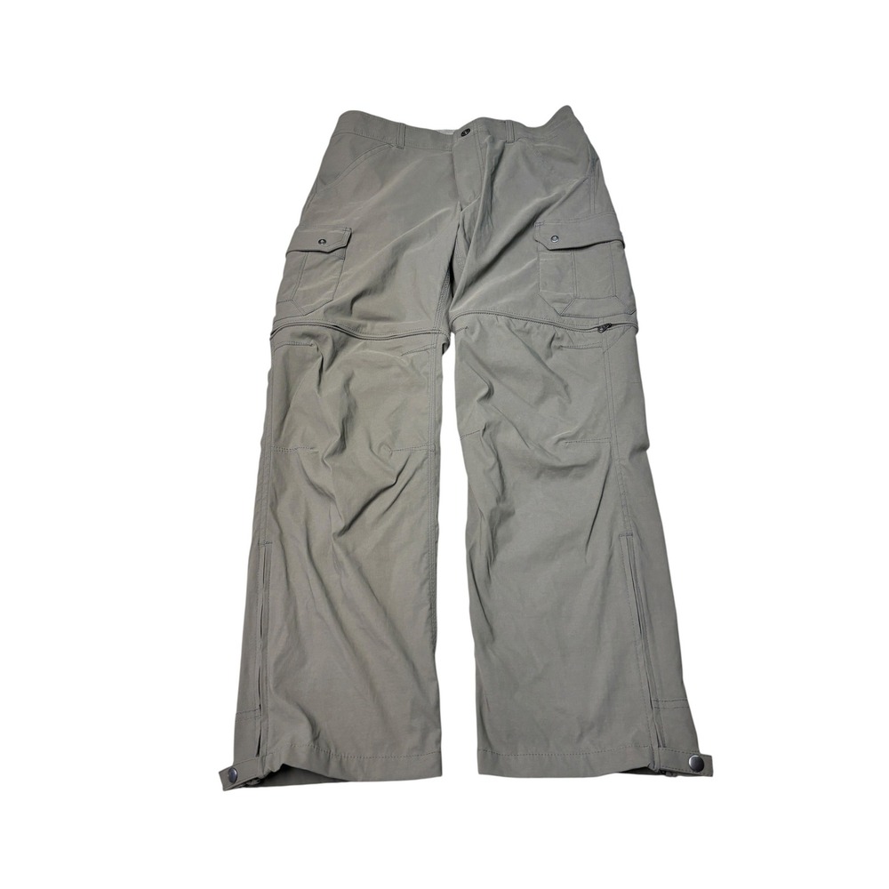 Kuhl Renegade Cargo Convertible Pants Gray Mens 34x30 Style 5138 Hiking Gorpcore